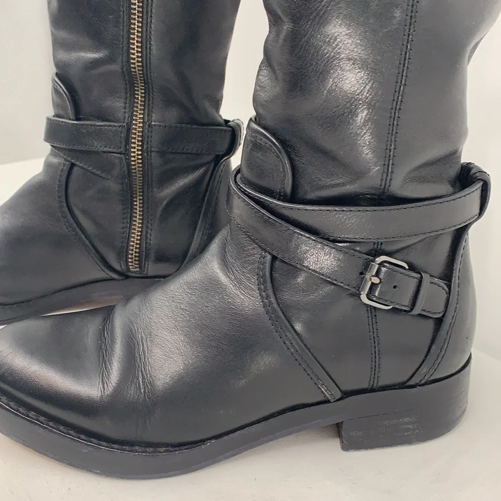 Coach Black Leather ELM BOOT Sz5 - Picture 4 of 16